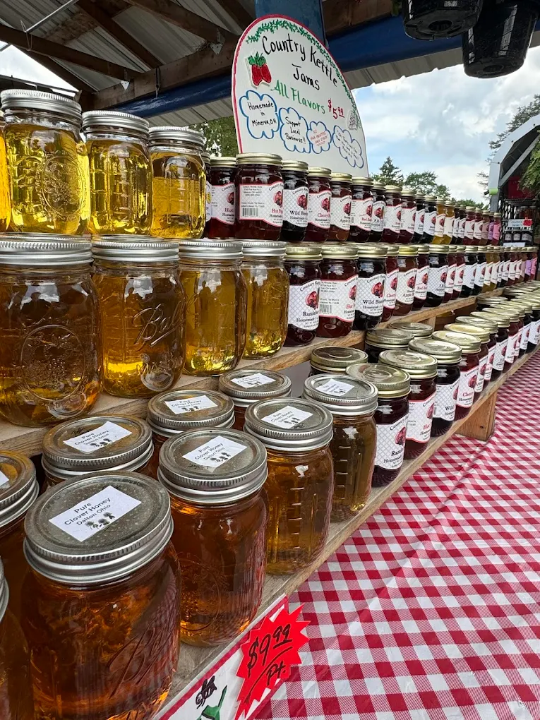 Local honey and jams